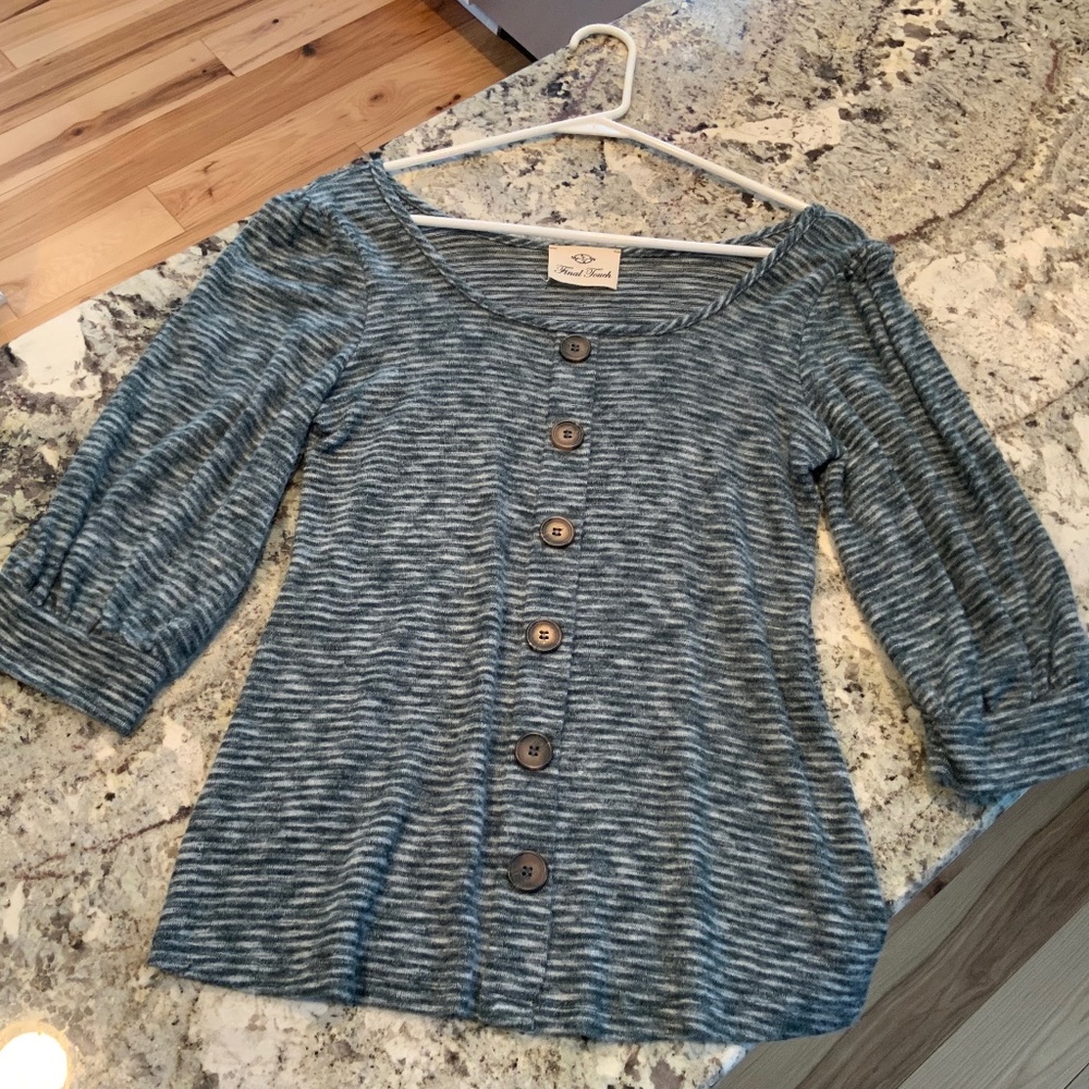 Final Touch cashmere like sweater$15